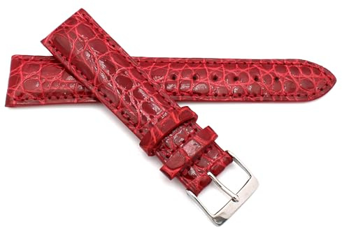 Sulla Alligator Uhrenarmband handgemacht in Deutschland 20 21 | Handgefertigt in Deutschland; Edelstahl, 4.0 mm Stärke