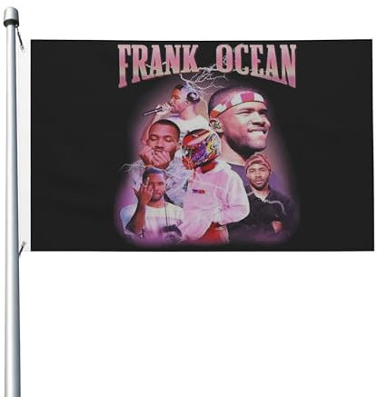 Frank Sänger Ocean Rapper Rock Flagge – Band-Thema, doppelseitige Flagge, 90 x 152 cm, geeignet für Innen- und Außendekoration