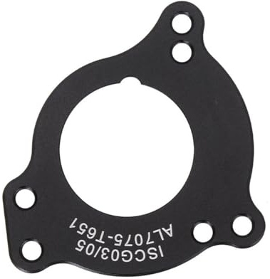 HOUSON Fahrrad Kettenführung, Kettenführungsschutz MTB-Fahrrad-Kettenschutz Aluminiumlegierung BB Center Lock auf ISCG03/05 für die meisten Mountainbike