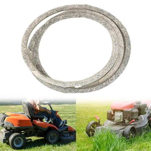 Courroie d'entraînement de tondeuse 532130969 130969 130969 pour tondeuse YTH21V46, convient aux tracteurs à gazon et tondeuses autoportées (gris)