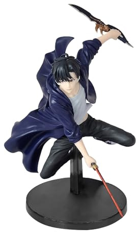 Xinnice Anime Sung Jin Woo Figur Statue Modell Actionfigur PVC 13CM Desktop Dekoration Summlung Sammlerstück Ornament Geschenk für Anime Fans