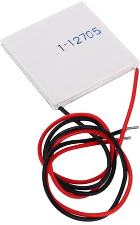 Mtlavishness Thermoelectric Cooler Module TEC1-12705 Peltier Plate 12V 5A Heatsink Cooling Elemente für CPU-Kühlung, Auto-Getränke-Kühler/Wärmer und DIY-Projekte mit 15,2cm