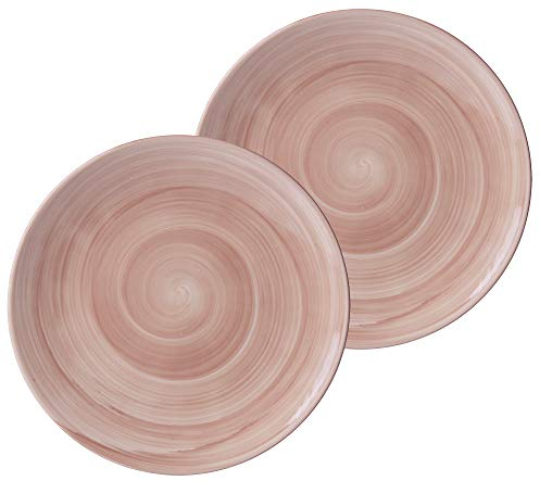 Ritzenhoff & Breker Teller-Set Valencia, 2-teilig, 21,5 cm Durchmesser, Braun
