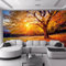 Tree Leaves Plants Forest Autumn Photo Wallpaper Mural Home Poster Decoration 260cmx175cm