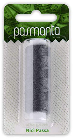 Filo da Cucito Pro Resistente in Poliestere, Tanti Colori, Spolette Più Fini, Universale Per Cucito a Mano e Macchina da Cucire, Bobina da 200 m - 220yd (5609 - Grafite)