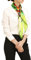 Prettystern Damen 90cm 100% Seide Satin Umschlag-Tuch bunt Kunst-Motiv van Gogh Vase mit Gänseblümchen und Mohnblumen P730