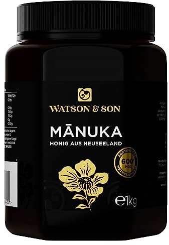 Watson & Son Manuka Honig MGO 600+ 1kg | Premium Qualität aus Neuseeland