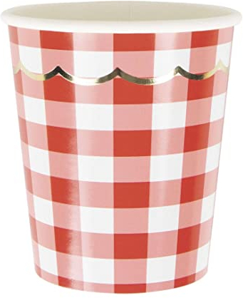 PartyPro 8 GOBELETS Carton FESTONNÉ GUINGUETTE Party 20CL