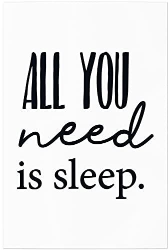 JUNIWORDS Poster, All You Need is Sleep, 30 x 45 cm