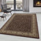 SIMPEX Kurzflor Teppich, Orientalisch Design, Teppich Rot, 200 x 290 cm, Teppich Orient-Stil, Teppich Wohnzimmer