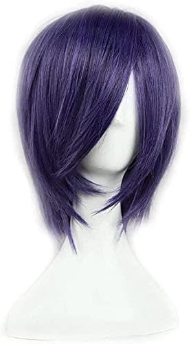 PerüCken FüR Tokyo Ghoul Touka Kirishima, Erwachsene Haarteile Anime Cosplay Requisiten ZubehöR, Anwendbarer Anlass Halloween Party Karneval Nachtleben