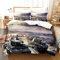 YSAZA Kinderbettwäsche 135x200,3D Drucken Panzer Bettbezug Mikrofaser Bettwäsche-Sets,Mit Reißverschluss + 1 Kissenbezug 80x80cm(135*200cm+80*80cm*1,Panzer 19)