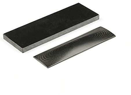 通用 G10 Schuppenmesser Griffmaterial Messermacher Schwert DIY Platten Griffe Micarta Rohlinge Plattenmaterial, 2er Pack (Schwarz)