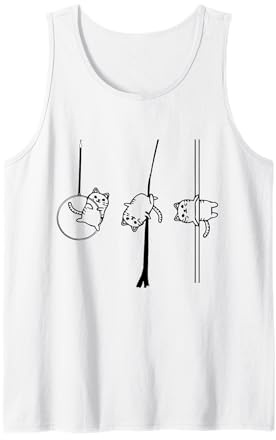 Zirkus-Fliegerin, Katze, Aerialist, Yogi, Tänzerin, Aerial Hoop Lover Tank Top