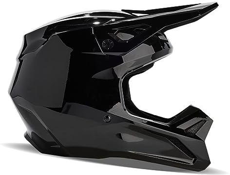 Helm Fox V1 SOLID Black M