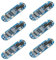JESSINIE 6Pcs 3S 10A Lithium Battery Protection Board 3S 11.1V 12V 12.6V 10A BMS Protection PCB Board for Li-ion Lithium Battery Cell