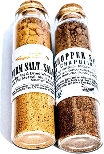 Heuschreckensalz & Wurmsalz für Mezcal und Tequila 2x15g