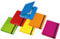 VELOFLEX 4443341 - Sammelbox Velocolor, DIN A4, mit Gummizug, Heftbox aus Karton, glanzkaschiert, 23 x 32 x 4 cm (6 Farben)