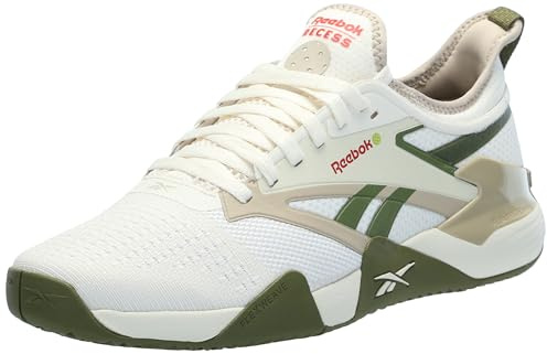 Reebok Unisex Nano Court Sneaker, Kreide/Beige/Grün, 44.5 EU