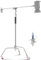 NEEWER Heavy Duty Licht C Stand Metall 11,15ft/3,4m Einstellbare Fotografie Stativ C Ständer mit eingebauten Feder Kissen und 1/4”Schraube für Studio LED Licht DSLR Kamera Max Last: 22lb/10kg, Schwarz