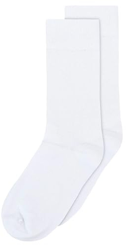 MELAWEAR Socken 2er Pack Basic (DE/NL/SE/PL, Numerisch, 35, 38, Regular, Regular, weiß)