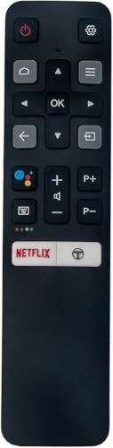 VINABTY 06-BTZNYY-LRC802V RC802V-FUR6 Remplacement de la télécommande vocale appropriée TCL/iFFALCON Smart TV 43K71 55K71 43S6500FS 43P715 50P715 55P715 65P715