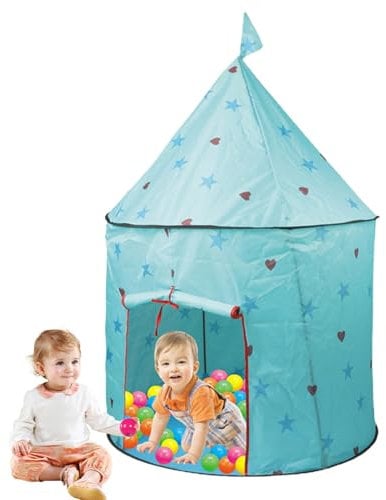 Tienda sensorial para niños - Tienda emergente Tienda sensorial Tienda opaca para niños | Patrón de estrella, diversión de jugar, tienda sensorial para niños con 25 bolas, 1160g, tiendas de campaña pa