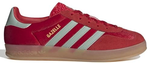 adidas Chaussures multisports d'extérieur pour femmes, Rouge écarlate, vert brumeux, 6.5
