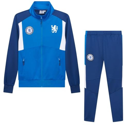 Chelsea FC Trainingsanzug für Herren 23/24 - Größe XL - Fußballtrainingsanzug Trainingsanzug für Erwachsene