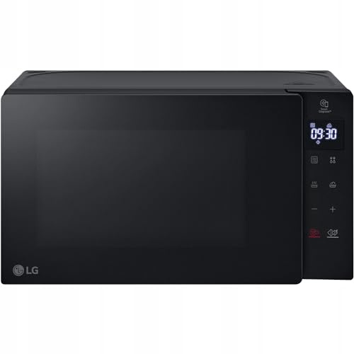 LG MH6032GAS Microonde (20L, 1050W) con Grill (570W), Tecnologia Smart Inverter, Grill al Quarzo, EasyClean, Nero