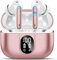 Wireless Earbuds, Bluetooth 5.3 Headphones In Ear with 4 ENC Noise Cancelling Mic, 40H Playtime Bluetooth Earphones, Mini Deep Bass Stereo Ear Buds, IP7 Waterproof Wireless Headphones, LED Display