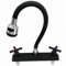 Robinet de cuisine pour camping-car, robinet d'évier flexible pivotant à 360°, d'eau de remplacement à double fonction froide/chaude avec 2 poignées pour camping-cars, cars, carav