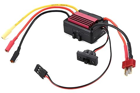 Pour 1/14 1/16 1/18 Variateur De Vitesse Étanche 35A 2-3S Variateur Vitesse Électrique 5V2A BEC Moteur Brushless 2838 2845 Pour Voiture Radiocommandée Variateurs Vitesse Rc