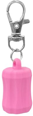 Schlüsselanhänger mit Initialbuchstaben für Lippenbalsam, Ersatzhüllen, stilvoller Halter, praktisches Geschenk für Damen und Mädchen, modisches Schlüsselanhänger-Zubehör