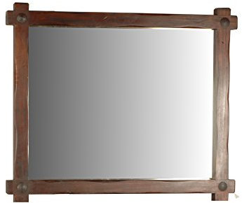 MiaMöbel Spiegel Mexico Möbel 123x113x7 cm Landhausstil Glas Massivholz Pinie Kolonialstil