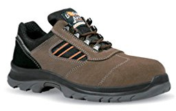 U-Power S3 SRC Sicherheitsschuhe, niedrig, metallfrei, Leo, braun, 43