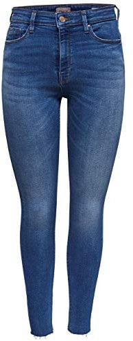 ONLY NOS Damen Skinny Skinny Jeans onlPAOLA HW SK DNM JEANS AZG0007 NOOS 15165792, Gr. W27/L32 (Herstellergröße: S), Blau (Medium Blue Denim)