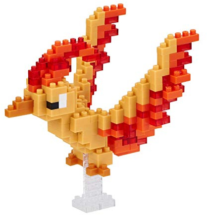 nanoblock Kawada Pokemon Series Moltres Micro-Sized Building Block Set
