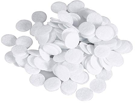 Microdermabrasion Baumwollfilter - 4 Größen Gesichtsvakuumfilter, Runde Filterpads Schwammfilter Ersatz (100 Stück) (Größe : 10mm)