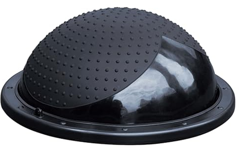 Sport-Thieme Balance-Step 3 | Luftdruck variabel einstellbar | Kraft- und Gleichgewichtstraining | Schwarz | Ø 59 cm, H 21 cm | 5,5 kg | Abwischbare Oberfläche | Polypropylen