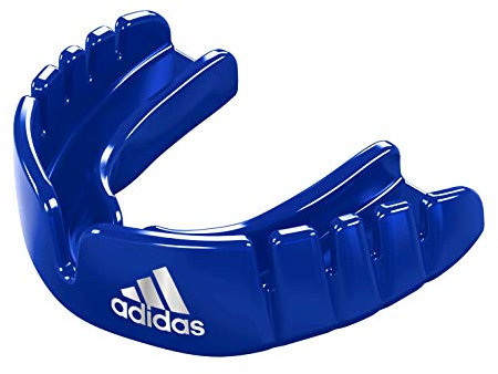 adidas Unisex Jugend OPRO Gen4 Snap-Fit Mundschutz, Blau, Junior