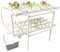 Hydroponisches System 72 Löcher 8 Rohre - Hydroponisches Anbausystem Hydroponic Grow Kit 2 Schichten Hydroponische Pflanzgeräte Tiefe Wasserkultur Balkon Gartensystem für Gemüse, Salat, Blumen