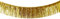 Folat 18984 Fransen-Girlande Gold