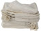 Linandelle - Set di 12 guanti da bagno in cotone riccio, spugna Lurex