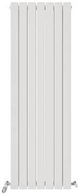 Vertical Double Slim Flat Panel Radiator Matt White 1600mm x 532mm + Angled Valve
