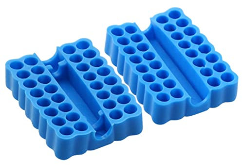 Screwdriver Bit Holder Professional Hex Screwdriver Bit Head Organizer Storage Case 2PCS,Screw Bit Holder