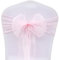 HEMEIREN Lot de 25 Ceintures de Chaise en Organza, 18 x 275 cm, Arcs de Chaise, Ceintures Housse de Chaise pour Mariage, Réception, Banquet, Fête, Hôtel, événement (Rose)