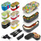 HÄMTMAT Premium Bento Lunchbox Erwachsene Lunchbox – Auslaufsichere, stapelbare Bento-Box mit Gabel, Löffel, mikrowellengeeignet, spülmaschinenfest – American Comic Box Stil