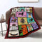 Dackel-Hundedecke für Damen und Herren, niedlich, lustig, Flanell-Fleecedecke, Plüsch, leicht, Dackel, Hund, 3D-bedruckte Decke, Geschenke für Hundeliebhaber, Kinder, Couch-Sofa, 130 cmx152 cm