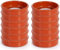 Tradineur - Pack de 12 Cazuelas redondas de barro - Aptas para vitro y horno - Ideales para guisos y asados caseros –Ø 16 cm